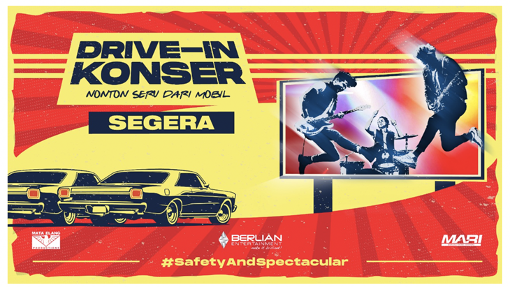 Berlian Entertainment Siap Gelar Konser Drive-in di JIExpo Kemayoran, Intip Lineupnya