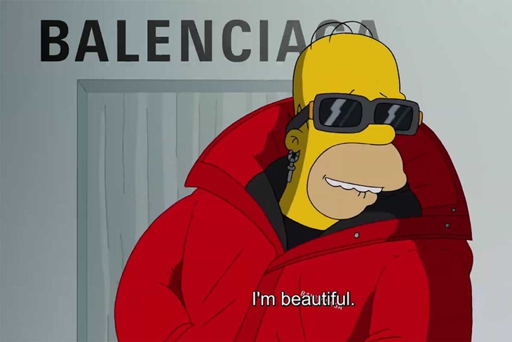 The Simpsons Jadi Model Balenciaga