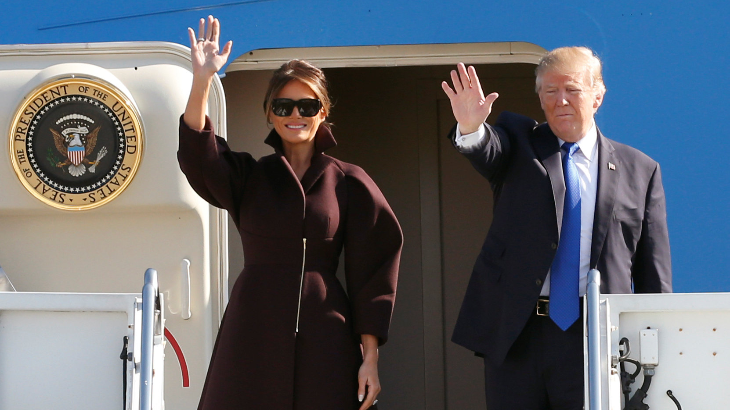 Presiden Trump dan Keluarga Kunjungi Kota Terlarang di Beijing