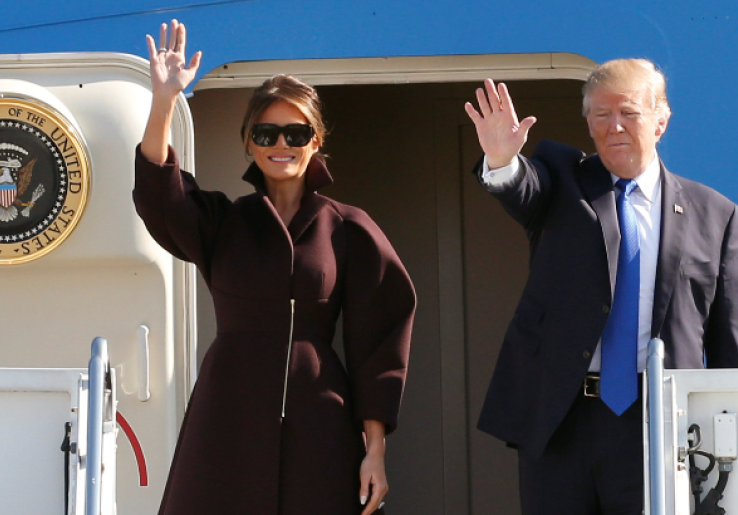 Presiden Trump dan Keluarga Kunjungi Kota Terlarang di Beijing