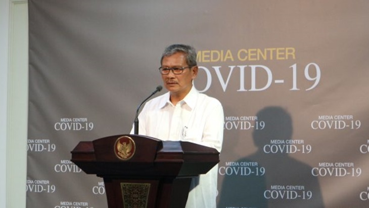 Jubir pemerintah penanganan covid-19 Achmad Yurianto