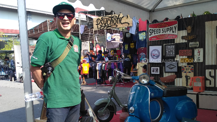 Lembu Club 80's Ikutan Nongkrong di Indonesia Scooter Festival 2017
