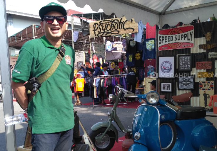 Lembu Club 80's Ikutan Nongkrong di Indonesia Scooter Festival 2017