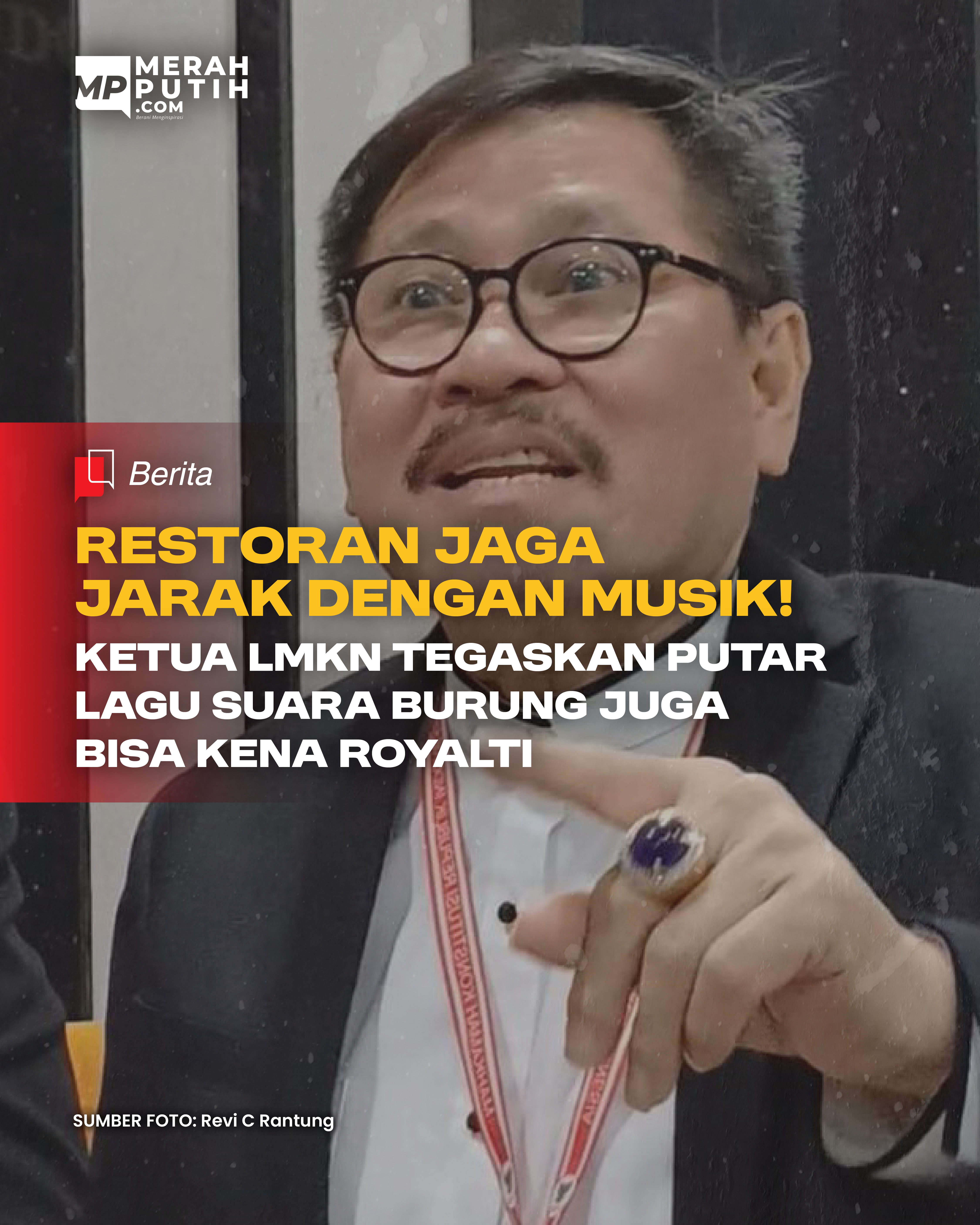 Restoran dan Kafe Jaga Jarak dengan Musik! Ketua LMKN Tegaskan Putar Lagu Suara Burung Juga Bisa Kena Royalti