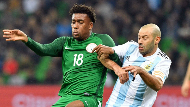 Tanpa Messi, Argentina Dibantai Nigeria