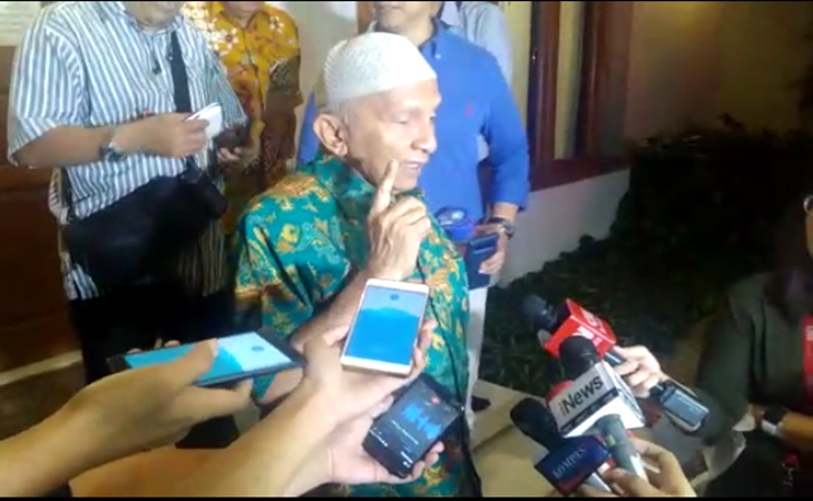 Ketua Dewan Pengarah BPN Prabowo-Sandi Amien Rais