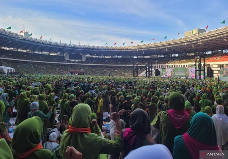 Hadiri Harlah ke-78, Ratusan Muslimat NU Berkomitmen Turunkan Angka Stunting di Indonesia