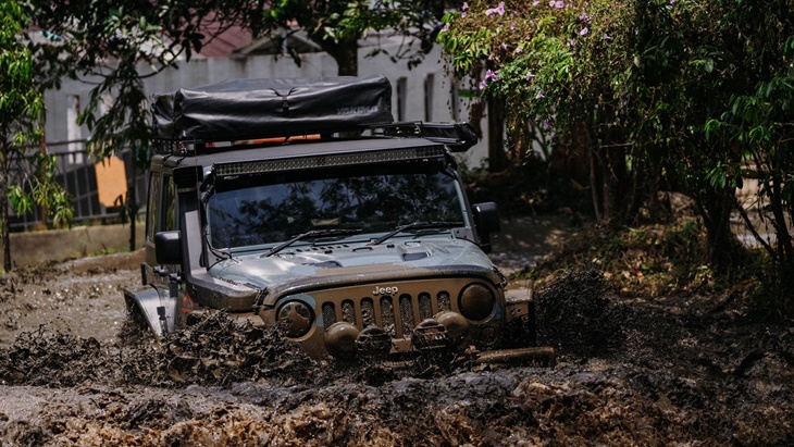 Keseruan Agility Offroad Competition di Jambore Jeep 