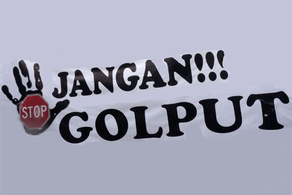 Ilustrasi golput. Foto: net