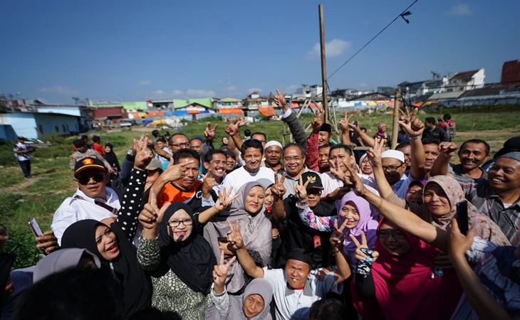 Sandiaga Uno saat berada di Wonosobo