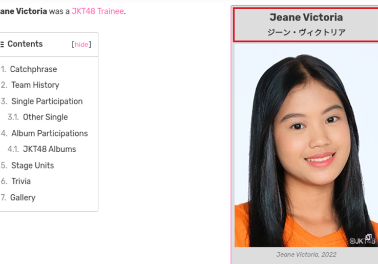 Jeane JKT48 Dipecat, Ini 10 Faktanya