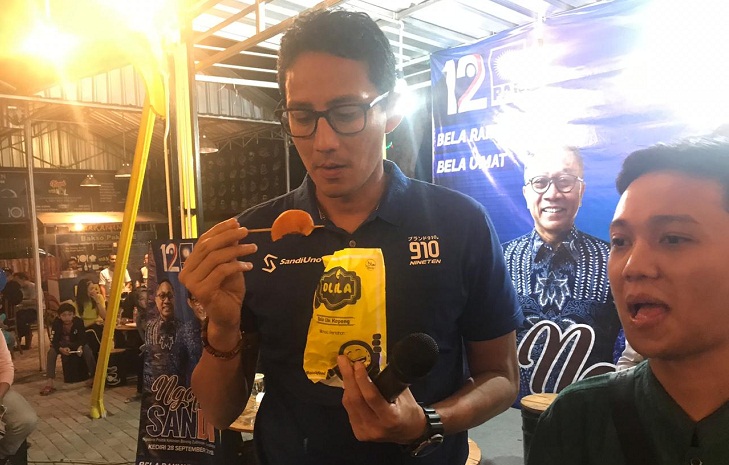  Sandiaga Kepincut Bola Ubi Olela Buatan Aldo