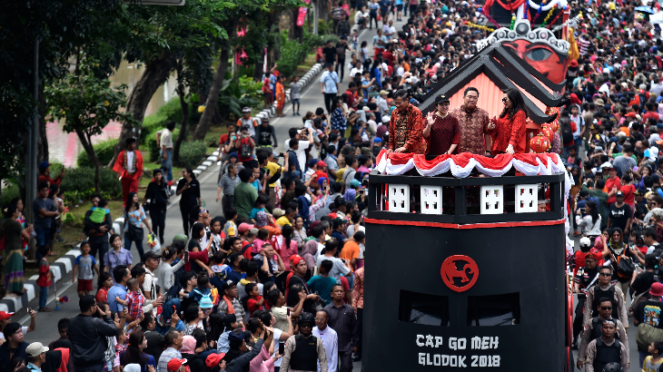 Ketua DPD Ucapkan Gong Xi Fa Cai di Perayaan Cap Go Meh