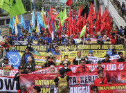 Aksi Buruh di DPR Dilarang Bakar Ban, Warga Diimbau Menghindar Cari Jalur Alternatif