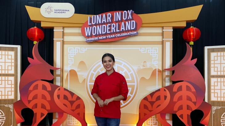 Devina Hermawan, Celebrity Chef du acara Lunar in Ox Wonderland. (Foto Ist)