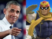 Barack Obama Klaim Captain Falcon sebagai Jagoan di 'Super Smash Bros.'