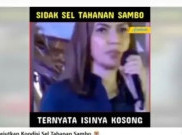 [HOAKS atau FAKTA]: Najwa Shihab Sidak Sel Ferdy Sambo Isinya Kosong
