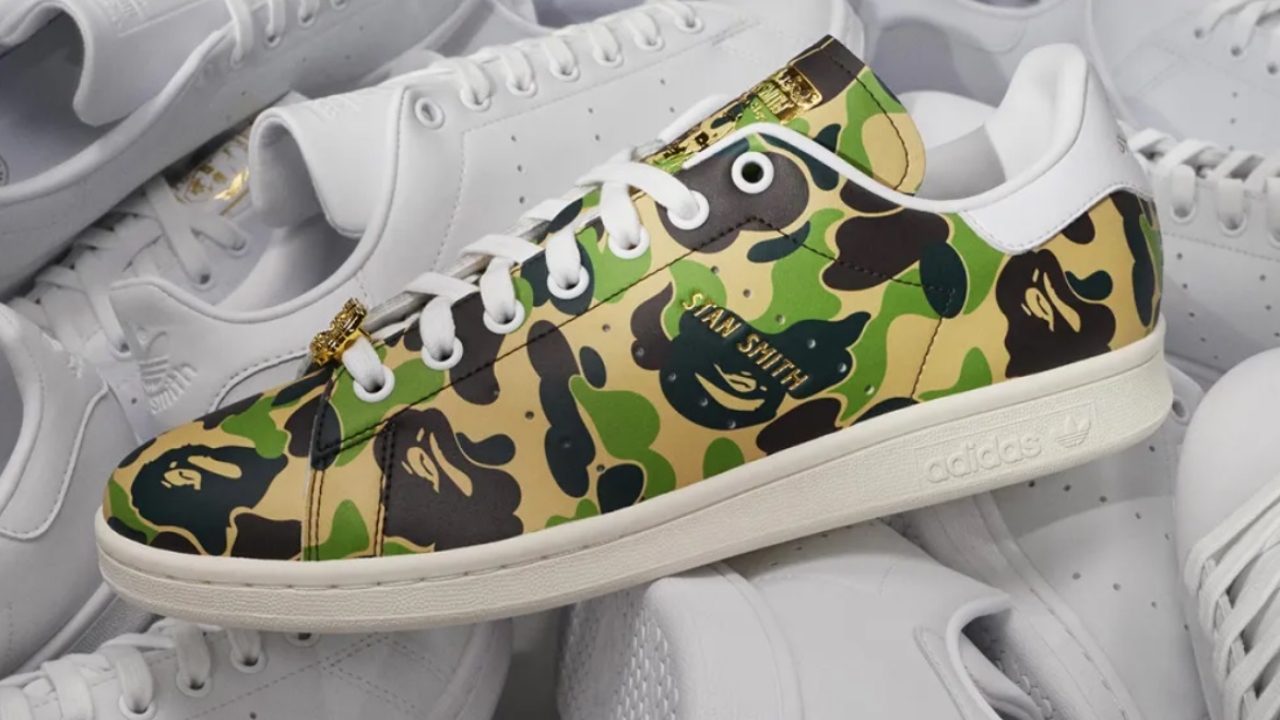 Kolaborasi Bape dan Adidas Ciptakan Stan Smith dengan Camo Spesial