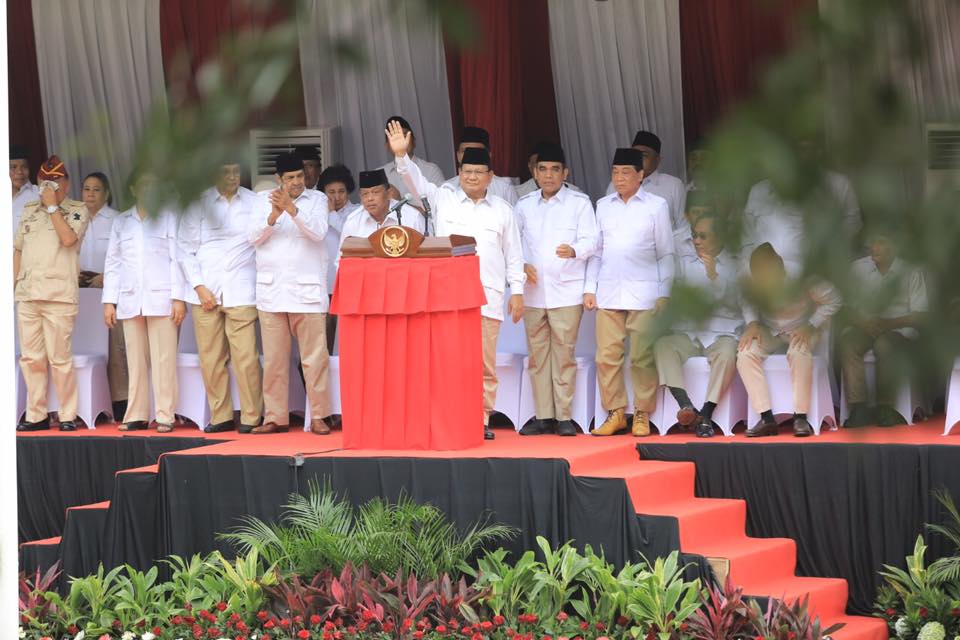 Prabowo Klaim Rencana Pemindahan Ibu Kota Perjuangan Gerindra Sejak 2014