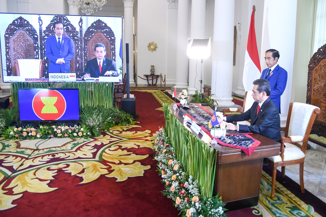 Jokowi: RCEP Komitmen Perdamaian, Stabilitas dan Kesejahteraan di Kawasan