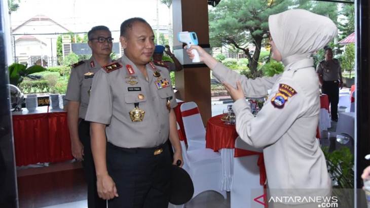 Begini Pencegahan Penularan Virus Corona di Kepolisian