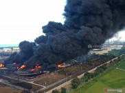 Pertamina Mulai Data Kerugian Warga Terdampak Kebakaran Kilang Balongan