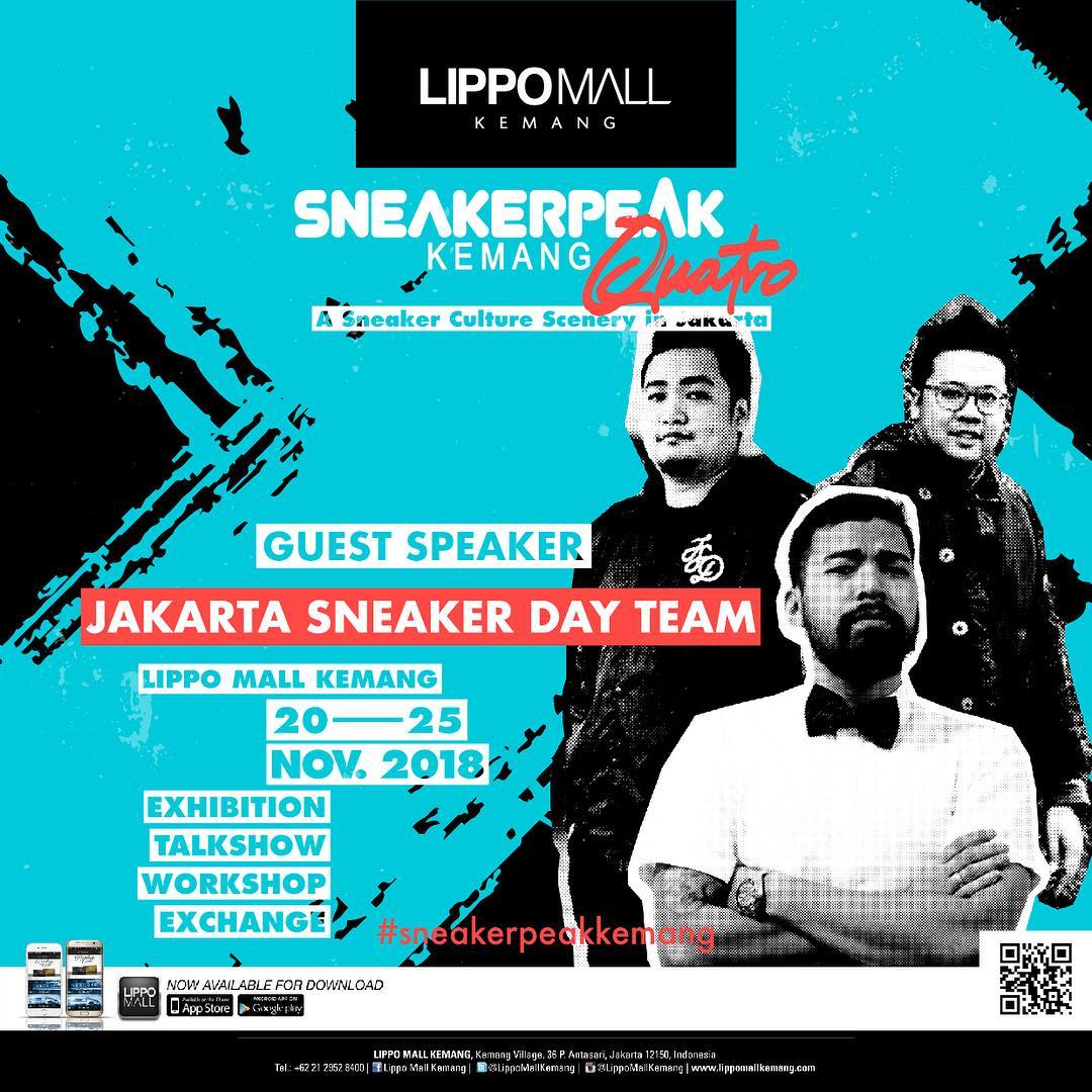 Akan ada banyak guest speak di sana (Instagram/sneakerpeak.id)