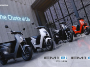 Honda EM1 e: dan Honda EM1 e: PLUS Hadir Dalam Empat Pilihan Warna