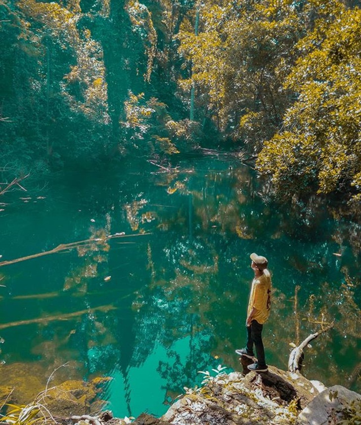 Telaga Nita di Ternate. (Foto: instagram.com/___jaenudinadam)