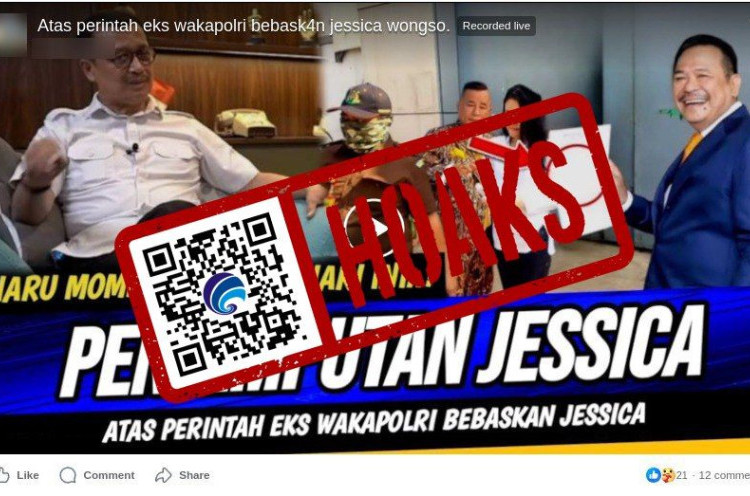 [HOAKS atau FAKTA]: Jessica Wongso Dibebaskan oleh Mantan Wakapolri