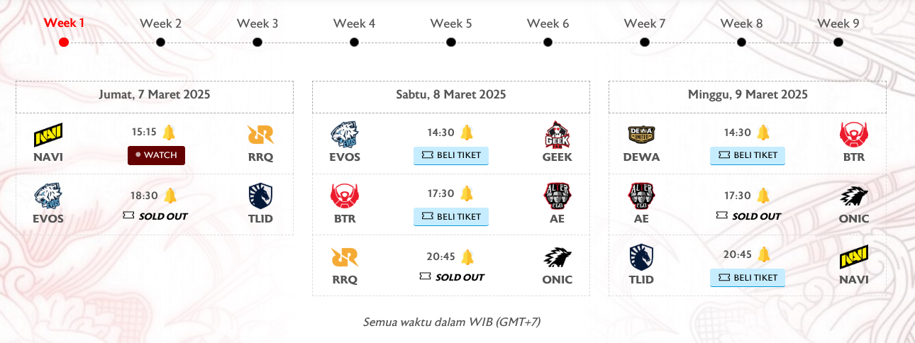 Jadwal MPL