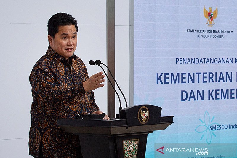Menteri BUMN Erick Thohir. (Foto: Antara)