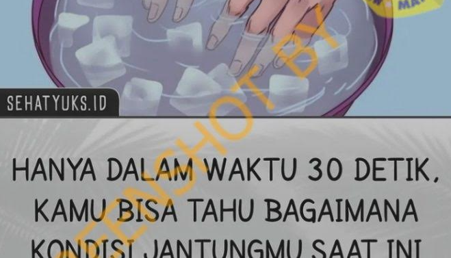 [HOAKS atau FAKTA]: Jari Tangan Membiru Jika Dicelupkan ke Air Es Menandakan Jantung Tak Sehat