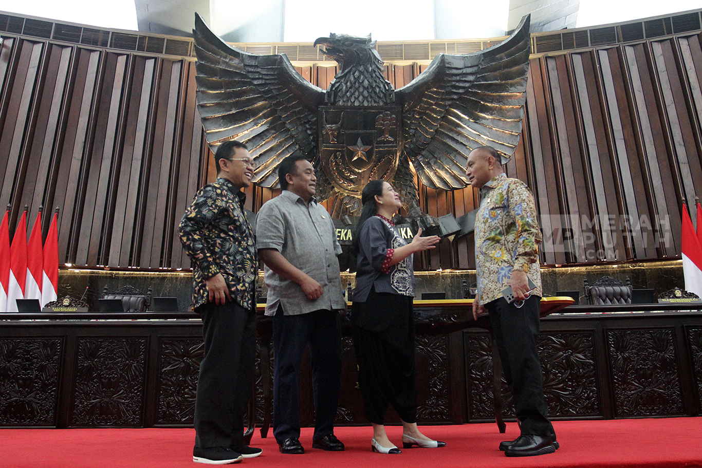 Ketua DPR Puan Maharani Tinjau Persiapan Sidang Tahunan MPR 2024 