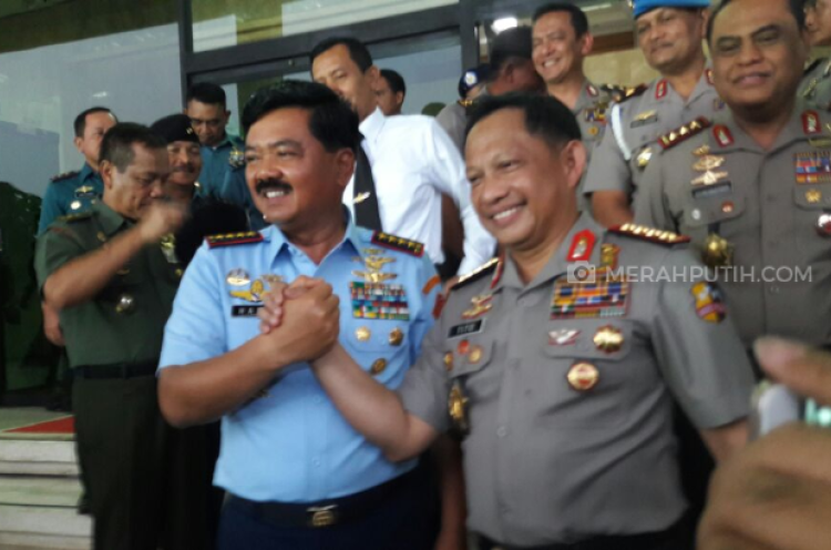 Jelang Tahun Politik, TNI/Polri Siap Beriringan