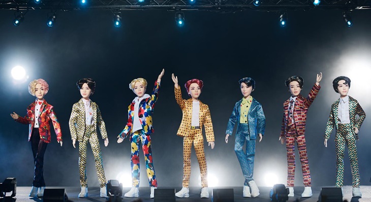 Baru Dirilis Mattel, ini Nih Penampilan Boneka BTS