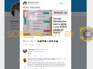 [HOAKS atau FAKTA]: Vaksin COVID-19 Ternyata Sudah Diproduksi Tahun 2018