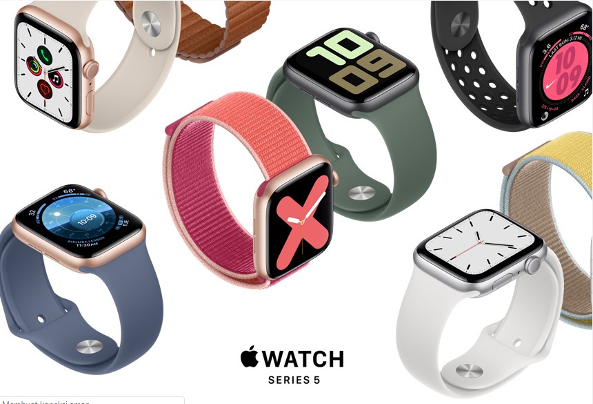 Apple Smart Watch akan otomatis menyala begitu penggunanya mengangkat pergelangan tangan (Foto: Apple)