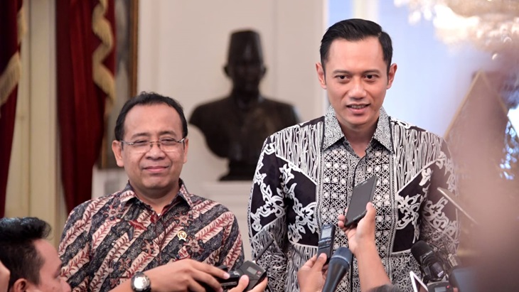 AHY dan Jokowi di Istana Negara. (Foto: Rusman - Biro Pers Sekretariat Presiden)