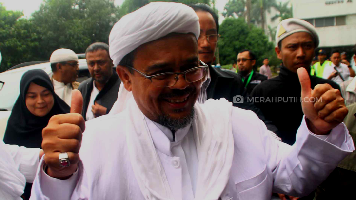 Rizieq Shihab, Imam Besar Front Pembela Islam (FPI). (MP/Dery Ridwansyah)