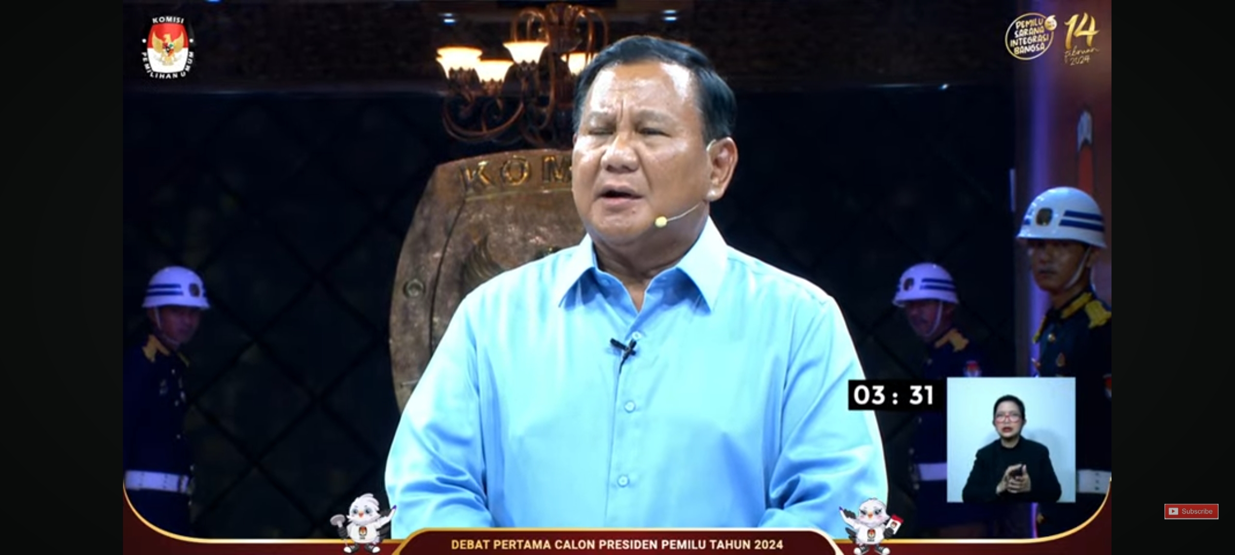 Prabowo Siap Pertaruhkan Nyawa Demi Tempatkan Hukum dan HAM Paling Atas