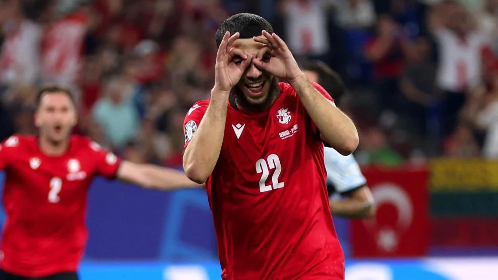 Top Skor Sementara Euro 2024: Georgia Mikautadze Koleksi 3 Gol