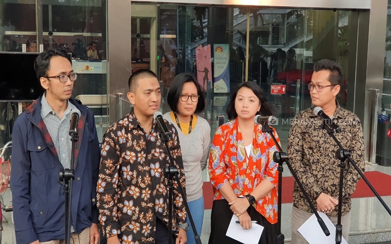 Alghifari Aqsa bersama Tim Advokasi kasus Novel