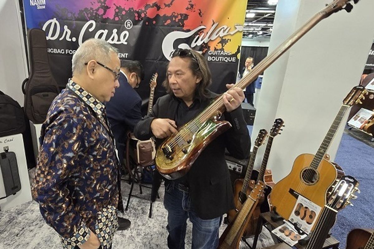 Gitar Hingga Bass Produksi Indonesia Jadi Sorotan di Ajang NAMM 2025