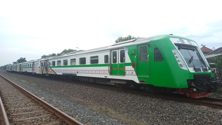 KA Bandara Internasional Adi Soemarmo (BIAS) Solo, Jawa Tengah mulai beroperasi mulai Jumat (1/1). (MP/Ismail)