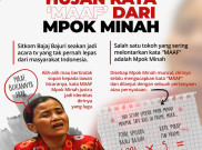 Hujan Kata 'Maaf' dari Mpok Minah