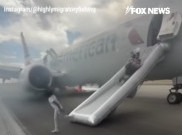 American Airlines Kebakaran Sebelum Lepas Landas di Bandara Denver, Penumpang Panik hingga ‘Meluncur’ dari Pesawat
