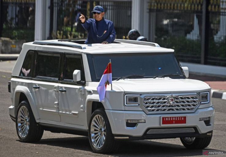 Spesifikasi Gila Maung MV3 Garuda Limousine yang Bawa Prabowo Hadiri Sidang Tahunan di Gedung DPR/MPR