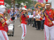 Marching Band IPDN Tampil Memukau di HUT Tangerang ke-73