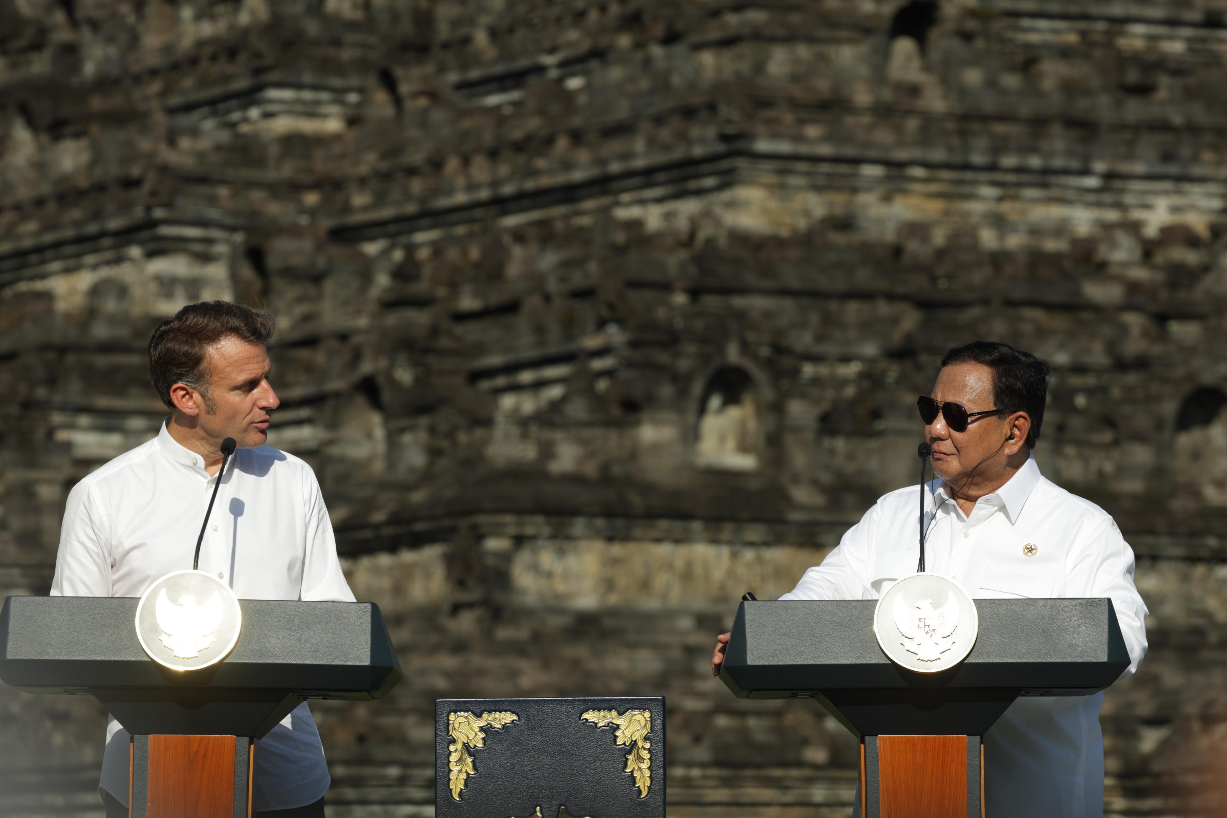 Presiden Macron: Borobudur Jadi Lambang Peradaban dan Toleransi Dunia